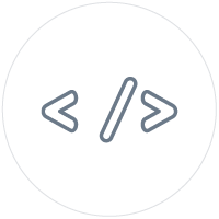 image with a logo of two arrow describe development